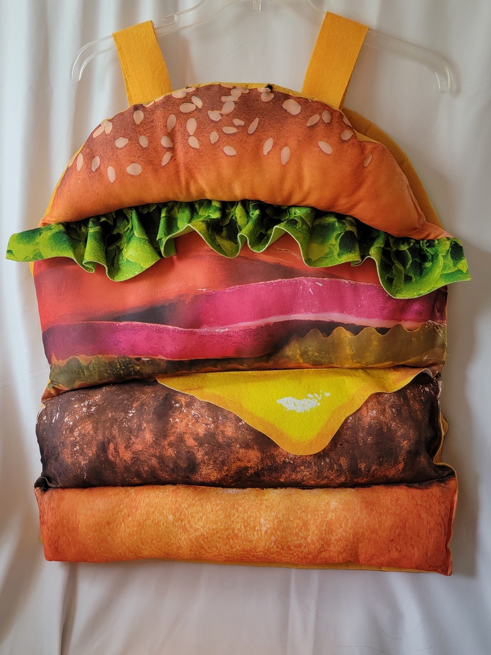 Cheeseburger Halloween Costume Unisex Costume One Size Easy Funny Costume